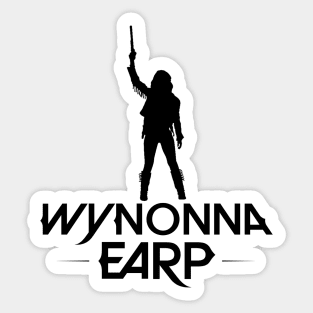 Wynonna Earp Silhouette - Black Sticker